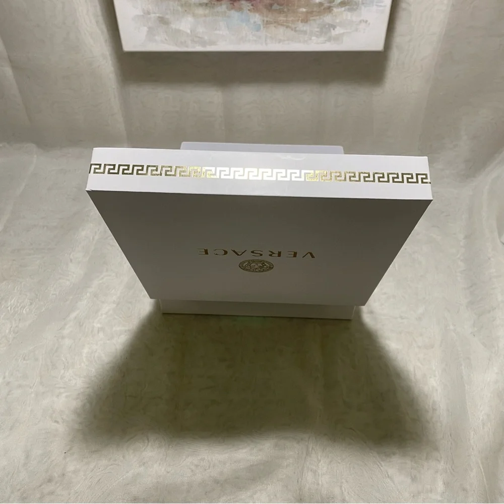 Versace White Box with Gold Versace Logo